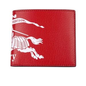 Burberry Wallet Bifold Crest Logo